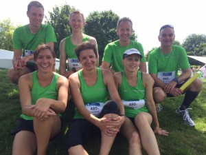 Läufer von hinten links Daniel Heckert, Andreas Berges, Frank Diedrich, Steffen Buchholz Tanja Vollmer, Sabine Westerheide, Luba Bender